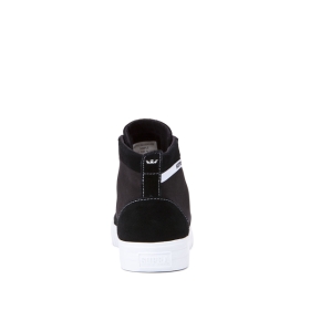 Supra Mens STACKS MID High Top Shoes Black/white | US-98300